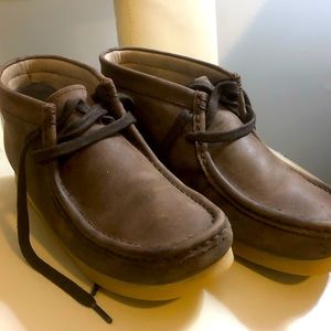 Clark’s Wallabees brown leather Ms 7 Eur 39.5 nice